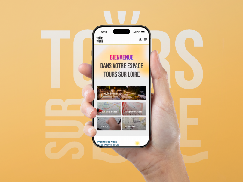 Festival Tours sur Loire Web App Branding